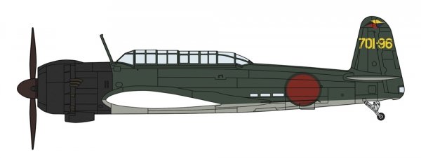 Hasegawa 07536 Nakajima B6N2 Carrier Attack Bomber Tenzan (Jill) Type 12 'The Night Torpedo Attacks Over Okinawa' 1/48