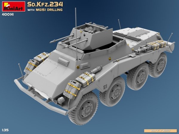 Mini Art 40014 Sd.Kfz. 234 with MG151 Drilling 1/35