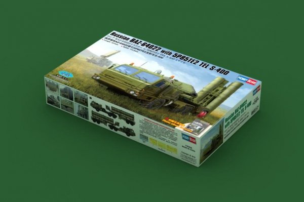 Hobby Boss 85517 48N6E of 5P85TE2 TEL with BAZ 1/35