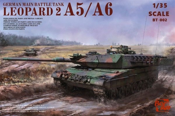 Border Model BT-002 Leopard A5 A6 Early &amp; A6 Late 1/35