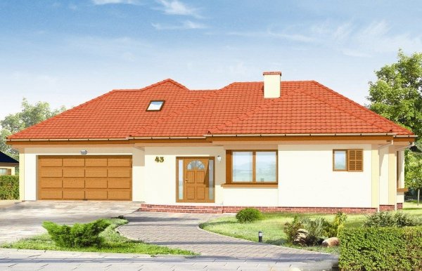 Projekt domu Komfortowy II pow.netto 236,29 m2