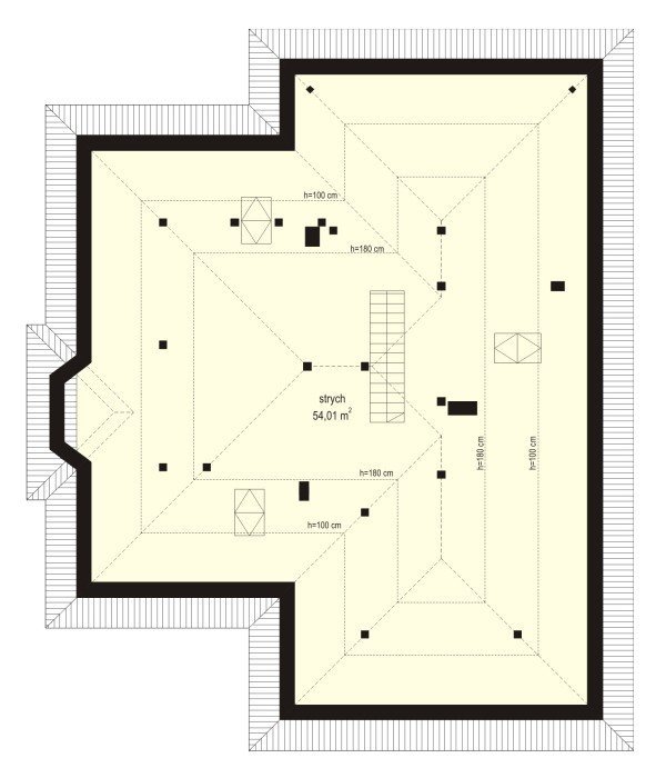 Projekt domu Natalia III pow.netto 127,74 m2