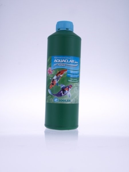 Zoolek pond AQUACLAR butelka 1000 ml &quot;B&quot; klarowanie wody w oczkach wodnych