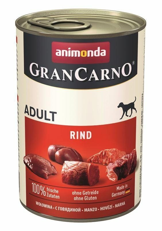 Animonda GranCarno Wołowina 400g puszka mokra karma dla psów