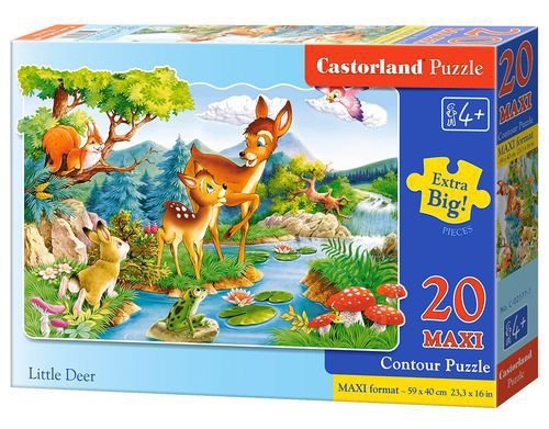 Puzzle 20 maxi mały bambi