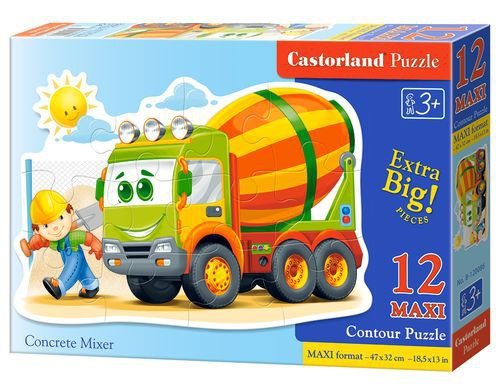 Puzzle 12 maxi betoniarka