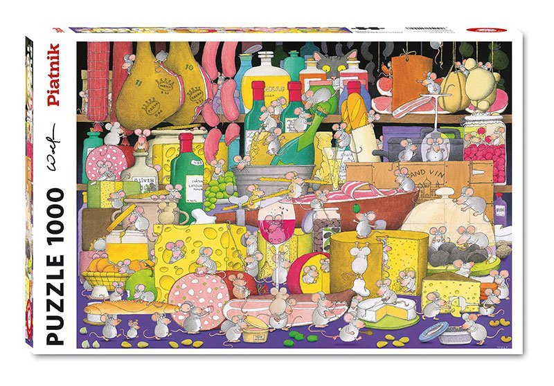 Puzzle 1000 myszy harcują