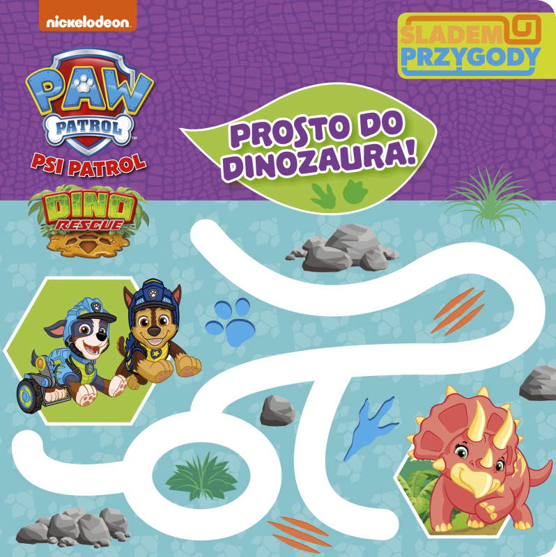 Prosto do dinozaura. Śladem Przygody. Psi Patrol