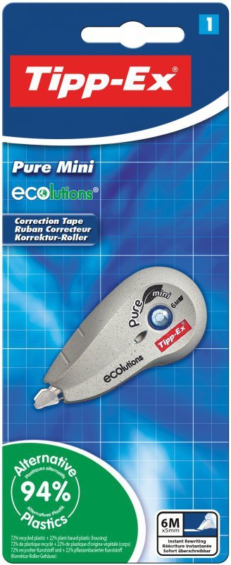 TIPP-EX Pure Mini ECOlutions Tape Korektor Blister 1szt