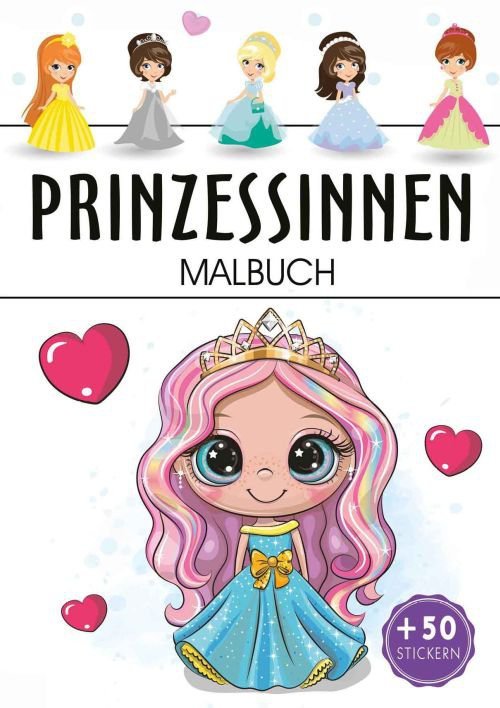 Prinzessinnen. Kolorowanka