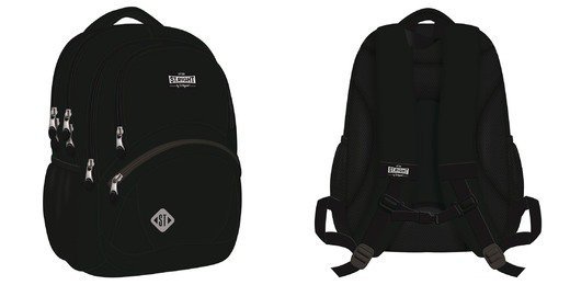 Plecak 4-komorowy St. Black Vintage