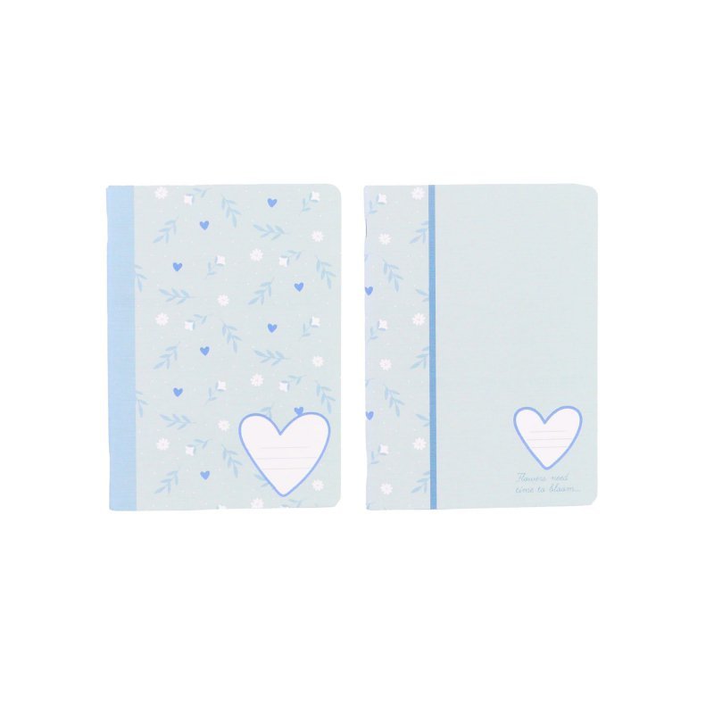 Paczka zeszyt A4 48k. kratka Sweet Blue mix pakiet 5 sztuk