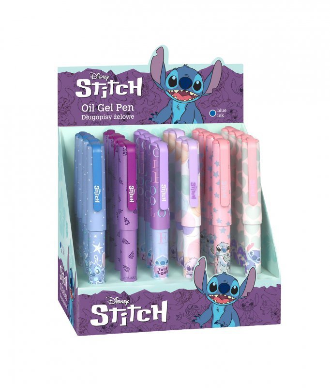 Display Długopis żelowy Stitch Disney Fashion 24szt.