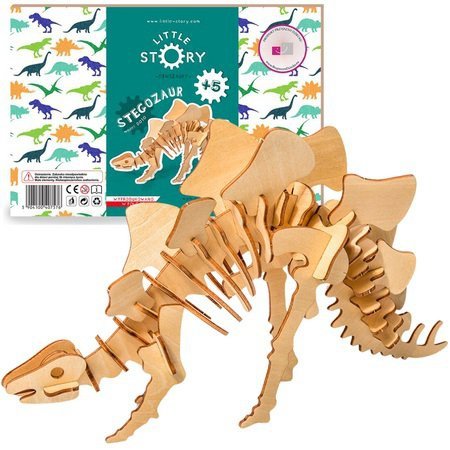 Model do składania Little Story Kids Stegozaur