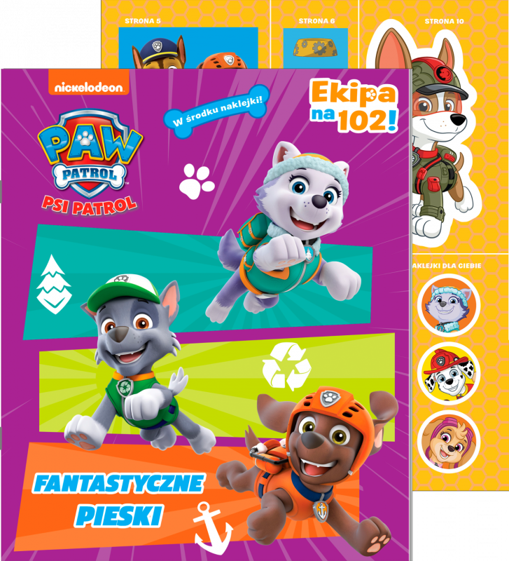 Fantastyczne pieski. Psi Patrol. Ekipa na 102
