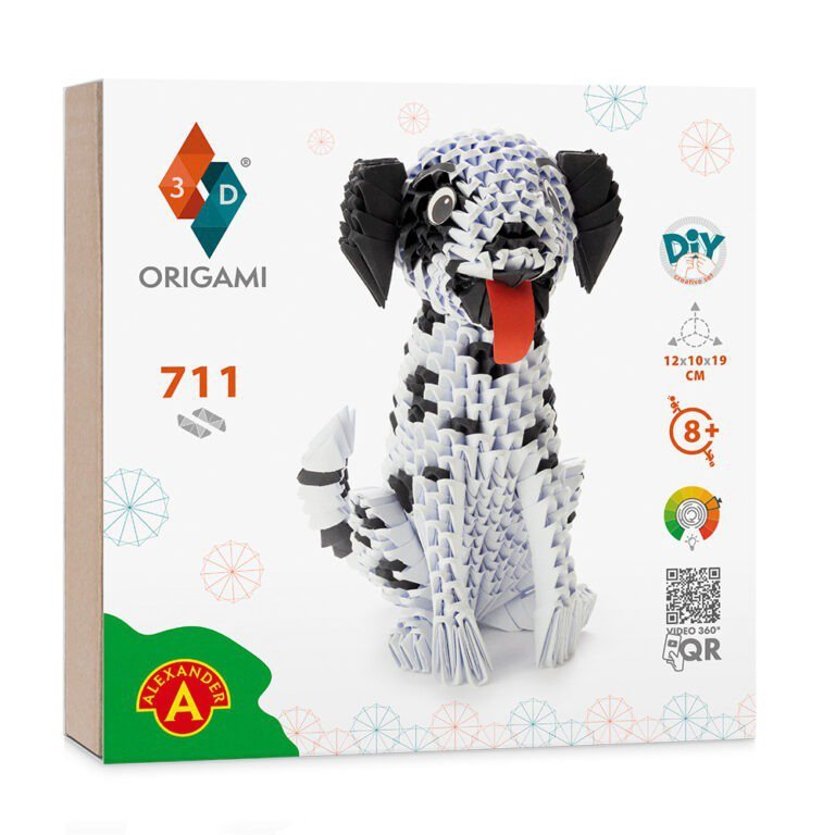 Origami 3D Dalmatyńczyk