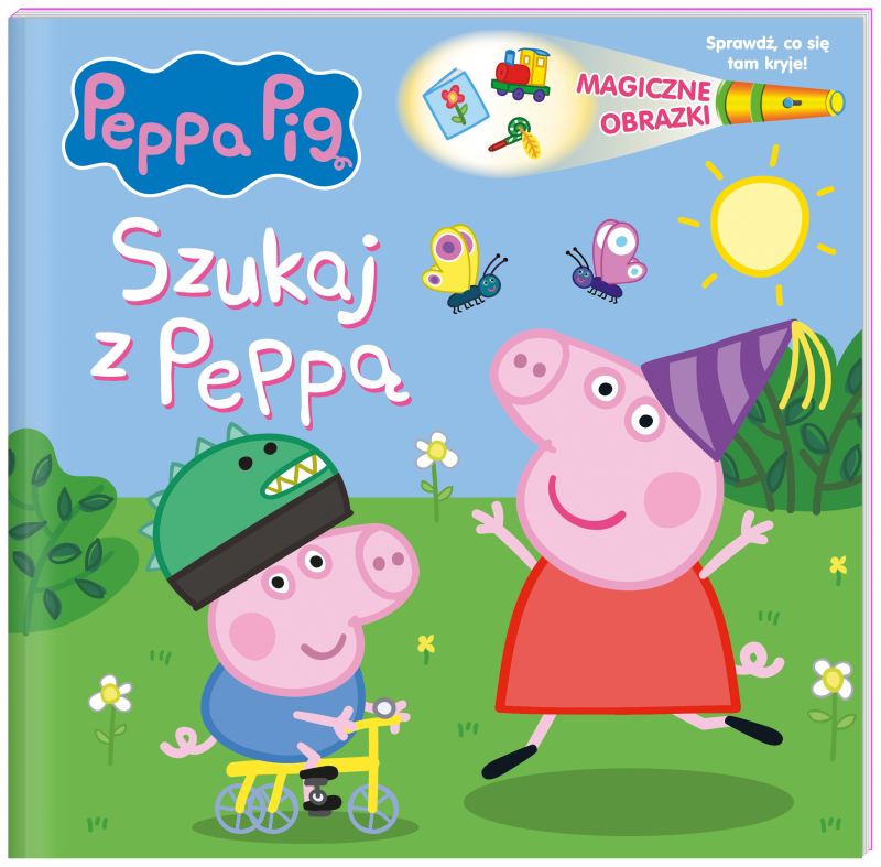 Szukaj z Peppą.  Świnka Peppa. Magiczne obrazki