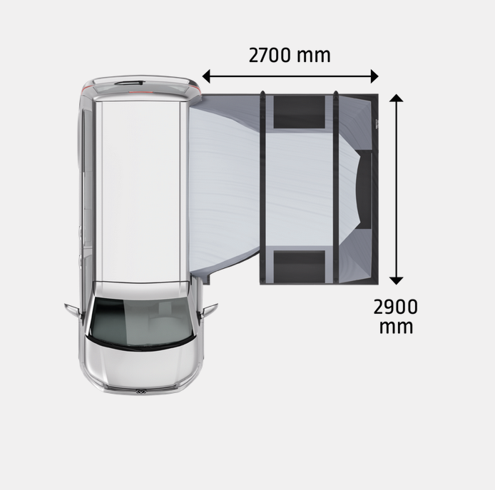 Przedsionek Kampa Trip AIR 2,9 m
