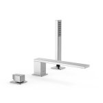 Tres Slim bateria wannowa 3-otworowa chrom 20216102