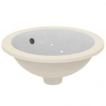 Ideal Standard Connect Umywalka podblatowa 38x38 cm z bez otworu na baterię, z przelewem, z powłoką Ideal Plus, biała E5052MA