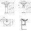 Ideal Standard Connect Air Arc Umywalka wisząca 55x46 cm, biała E137901