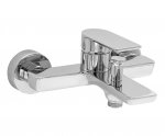 AQG Bateria wannowa Alpha Chrom z zestawem natryskowym SET J 01ALP411CR