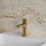 Omnires Contour bateria umywalkowa złoty szczotkowany CT8010GLB 