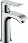 31088000 Hansgrohe Metris Jednouchwytowa bateria umywalkowa 100 do małych umywalek z kompletem odpływowym z cięgłem