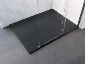 Besco Vexo Black brodzik prostokątny 170 BVB17090P