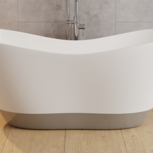 Besco Linea / pas ozdobny srebrny PWW-BL-SR  tylko do wanien Besco