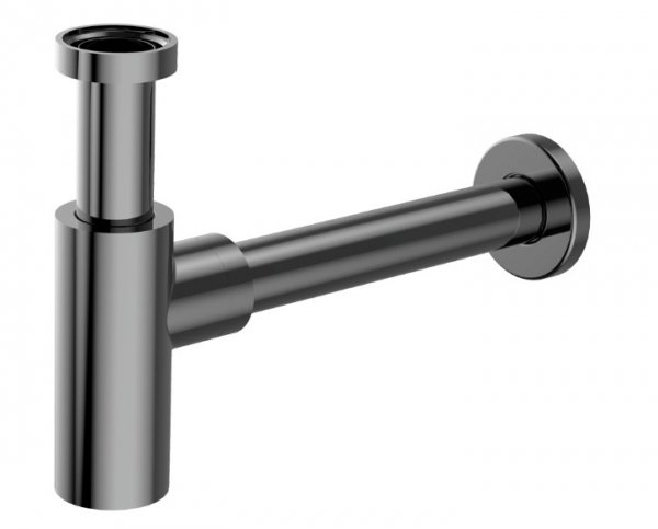 AQG Syfon teleskopowy do umywalki Minimalista, 1”1/4 mosiężna Gun Metal (Caja) 400111220