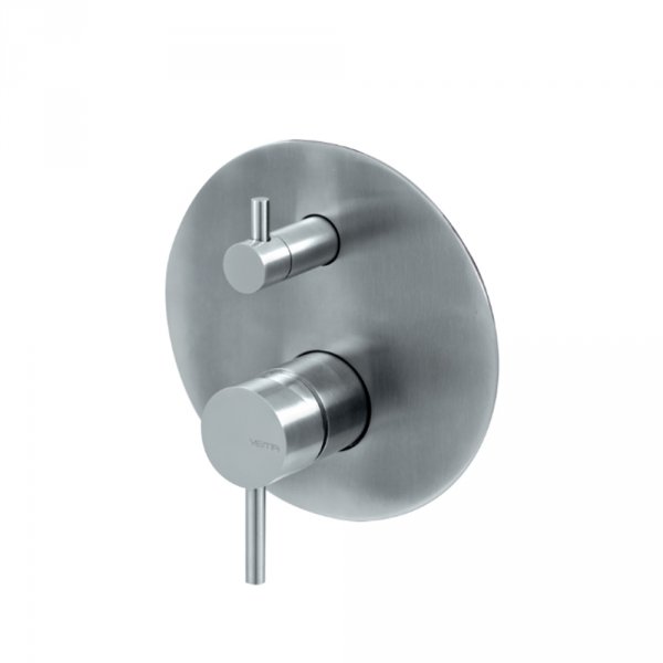 Vema Tiber Steel Bateria Podtynkowa 2 wyjścia inox V17142