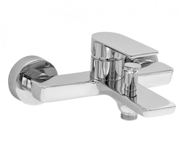 AQG Bateria wannowa Alpha Chrom z zestawem natryskowym SET J 01ALP411CR