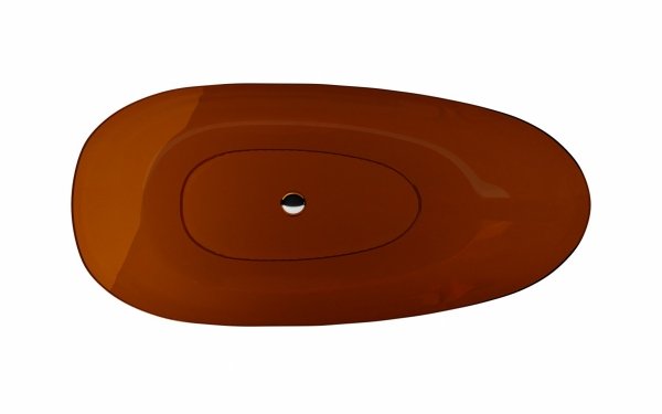 Besco Xara Earth Rust wanna wolnostojąca 160 maskownica czarny mat WAX160ERB