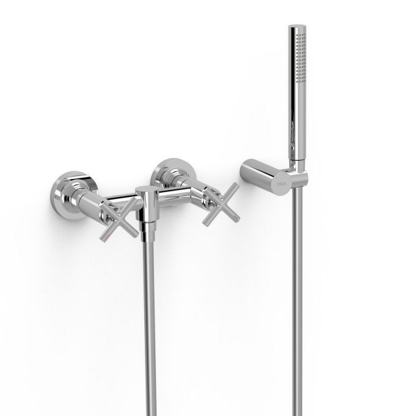Tres MONTBLANC Bateria dwuuchwytowa ścienna prysznicowa 28316301