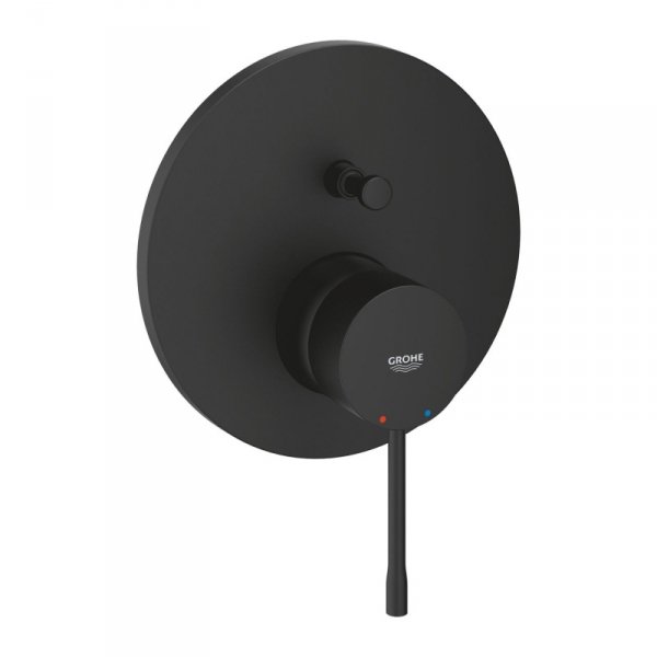 Grohe Essence Bateria wannowo-prysznicowa podtynkowa phantom black 24167KF1