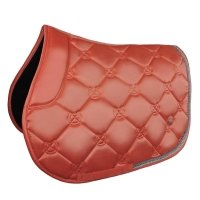 Czaprak Desire Crystal ujeżdżeniowy Full łososiowy z cyrkoniami 