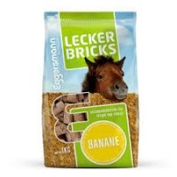 Lecker Bricks Bananowe przysmaki dla koni 