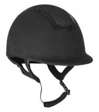 Kask jeździecki Premium BLACK 