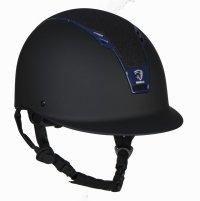 Kask jeździecki Sparrow black/blue L-XL 