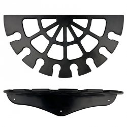 Wieszak na baty półokrągły czarny