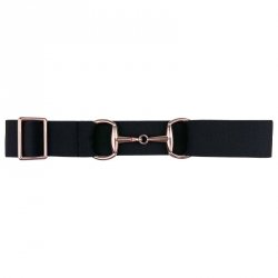 Pasek do spodni Bit czarny rose gold