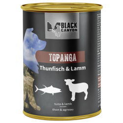 Karma mokra dla psa Topanga Tuńczyk i Jagnięcina  410 g