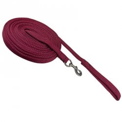 Lonża Stripe, kolor czerwony