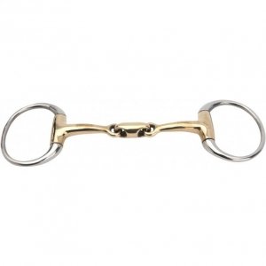 Wędzidło oliwkowe podwójnie łamane 
