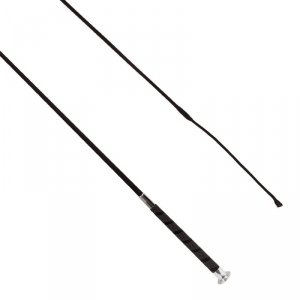 Bat dresażowy z antypoślizgową rączką, kolor szary