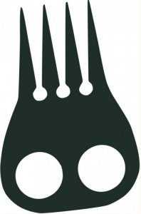 Grzebyk do koreczków czarny