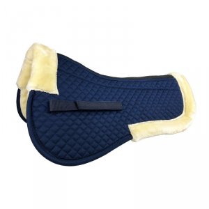 Podkładka Comfort z futrem granatowa