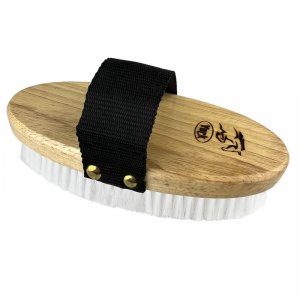 Szczotka Woody, drewniana, z miękkim włosiem