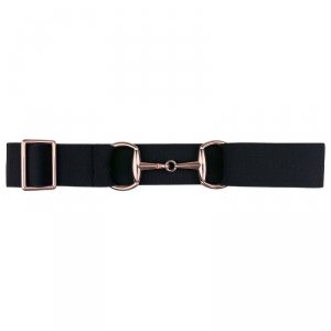 Pasek do spodni Bit czarny rose gold